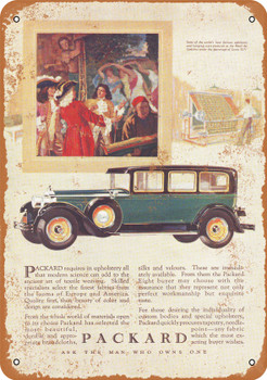 1927 Packard Motor Car Company - Metal Sign