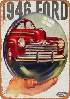 1946 Ford - Metal Sign