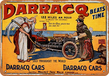 Darracq Cars - Metal Sign
