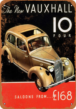 1937 Vauxhall 10 Four - Metal Sign