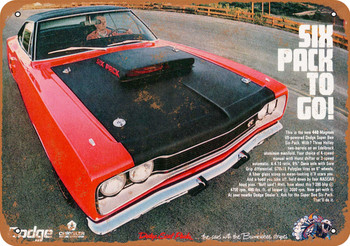 1969 Dodge Super Bee 440 6 Pack - Metal Sign