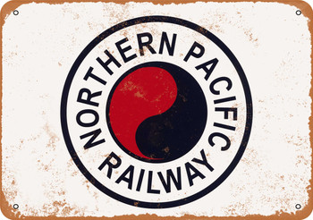 Northern Pacific Railway - Metal Sign
