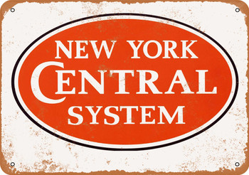 New York Central System - Metal Sign