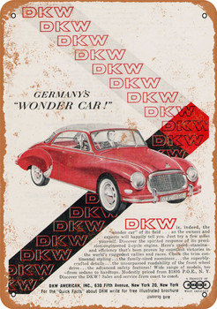 1959 DKW - Metal Sign