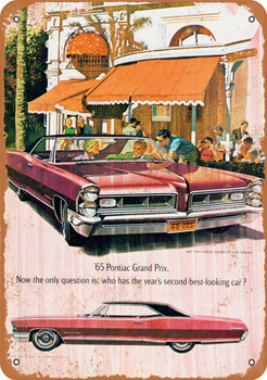 1965 Pontiac Grand Prix - Metal Sign