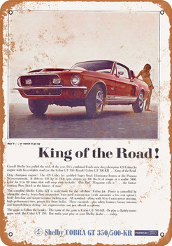 1968 Shelby Cobra GT - Metal Sign 2