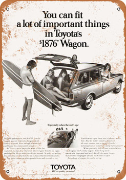 1970 Toyota Wagon - Metal Sign