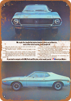 1973 AMC Javelin - Metal Sign