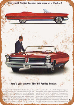 1965 Pontiac Bonneville - Metal Sign
