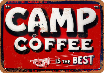 Camp Coffee - Metal Sign