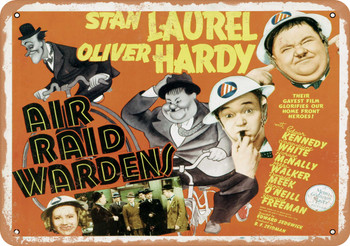 Air Raid Wardens (1943) - Metal Sign