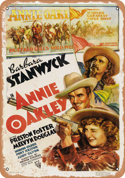 Annie Oakley (1935) - Metal Sign