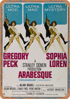 Arabesque (1966) 1 - Metal Sign