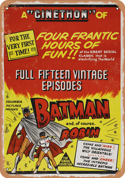 Batman and Robin (1949) 2 - Metal Sign