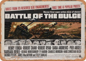 Battle of the Bulge (1965) 1 - Metal Sign