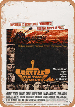 Battle of the Bulge (1965) - Metal Sign
