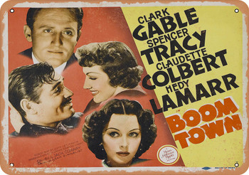 Boom Town (1940) 1 - Metal Sign