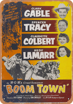 Boom Town (1940) - Metal Sign