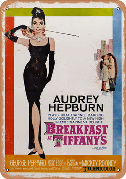 BREAKFAST AT TIFFANY'S (1961) - Metal Sign