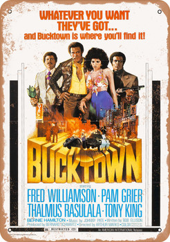 Bucktown (1975) - Metal Sign