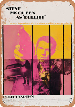 Bullit (1969) - Metal Sign