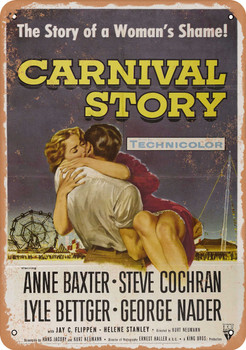 Carnival Story (1954) - Metal Sign