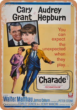 Charade (1963) - Metal Sign