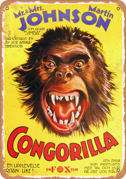 Congorilla (1932) - Metal Sign