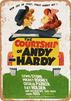 Courtship of Andy Hardy (1942) - Metal Sign