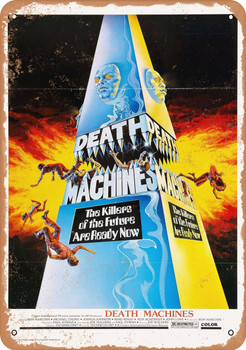 Death Machines (1976) - Metal Sign