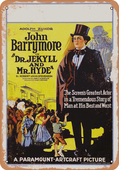 Dr. Jekyll and Mr. Hyde (1920) 1 - Metal Sign