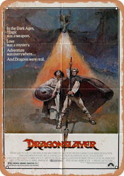 Dragonslayer (1981) - Metal Sign