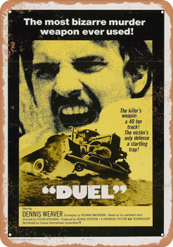 Duel (1971) - Metal Sign