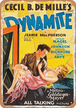 Dynamite (1929) - Metal Sign