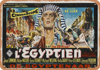 Egyptian (1954) 2 - Metal Sign