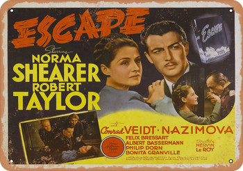 Escape (1940) - Metal Sign