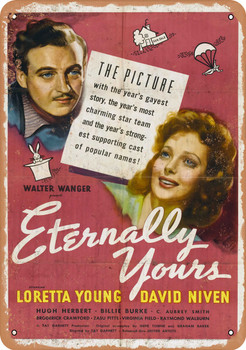 Eternally Yours (1939) - Metal Sign