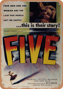 Five (1951) - Metal Sign