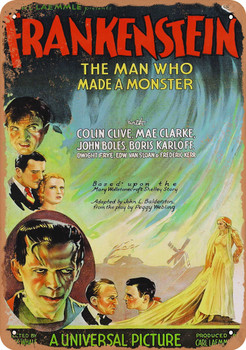 Frankenstein (1931) 1 - Metal Sign