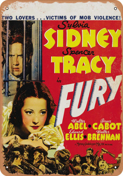 Fury (1936) - Metal Sign