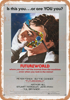 Futureworld (1976) - Metal Sign