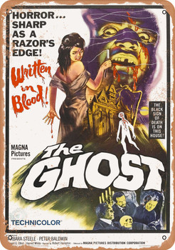 Ghost (1963) - Metal Sign