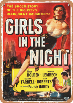 Girls in the Night (1953) - Metal Sign