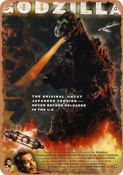 Godzilla (1953) 10 - Metal Sign