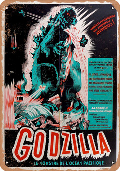 Godzilla (1957), Japan 4 - Metal Sign