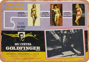 Goldfinger (1964) - Metal Sign