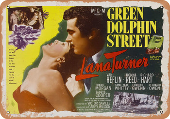 Green Dolphin Street (1947) 1 - Metal Sign