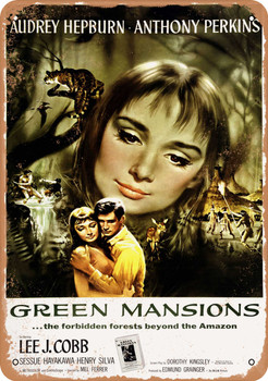 Green Mansions (1959) - Metal Sign