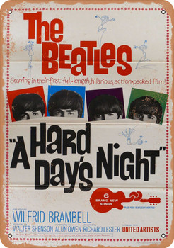 Hard Days Night (1964) - Metal Sign