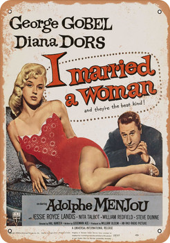 I Married a Woman (1958) 2 - Metal Sign